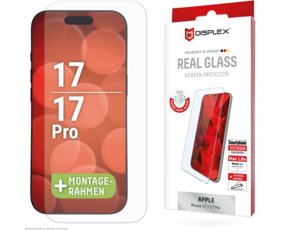 Apple iPhone 17/17 Pro Real Screen Glass By Displex Transparent