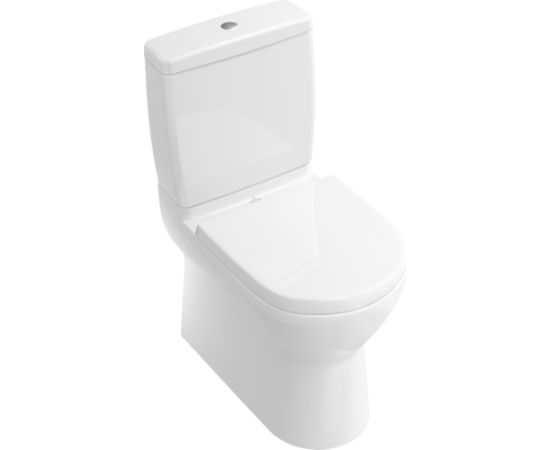 Villeroy & Boch pods ar QR/SC vāku O.novo, 360x640 mm, universāls izvads, pievads no aizmugures/sāniem, balts