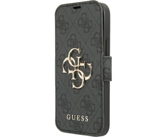 Guess GUBKP13L4GMGGR iPhone 13 Pro | 13 6,1" szary|grey book 4G Big Metal Logo