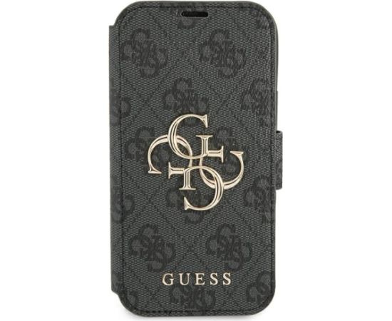 Guess GUBKP13L4GMGGR iPhone 13 Pro | 13 6,1" szary|grey book 4G Big Metal Logo