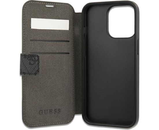 Guess GUBKP13L4GMGGR iPhone 13 Pro | 13 6,1" szary|grey book 4G Big Metal Logo