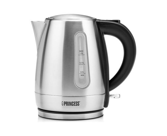 Princess Kettle 236023 Electric 2200 W 1 L Stainless Steel 360° rotational base Silver