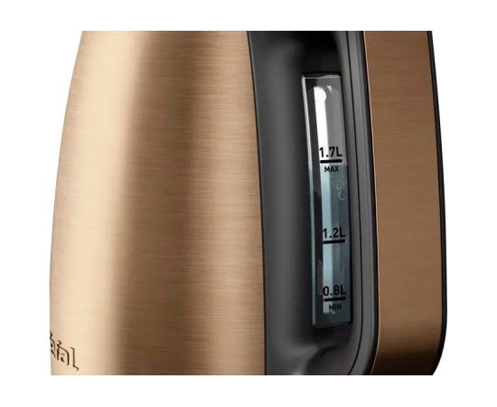 TEFAL Coppertinto Kettle KI280G10 Electric 2400 W 1.7 L Stainless steel 360° rotational base Copper/Black