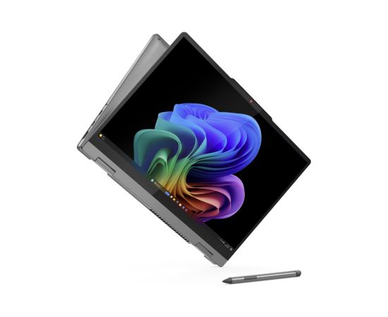 Lenovo IdeaPad 5 2-in-1 14Q8X9 Luna Grey 14 " OLED Touchscreen WUXGA 1920 x 1200 pixels Glossy Snapdragon X X1-26-100 16 GB Soldered LPDDR5x Solid-state drive capacity 512 GB Qualcomm Adreno GPU Windows 11 Home 802.11be Bluetooth version 5.4 Keyboard lang Ноутбуки