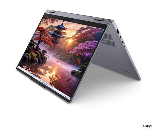 Lenovo IdeaPad 5 2-in-1 16AKP10 Luna Grey 16 " IPS Touchscreen WUXGA 1920 x 1200 pixels Glossy AMD Ryzen AI 5 340 16 GB Soldered LPDDR5x Solid-state drive capacity 512 GB AMD Radeon 840M Graphics Windows 11 Home 802.11ax Bluetooth version 5.3 Keyboard lan