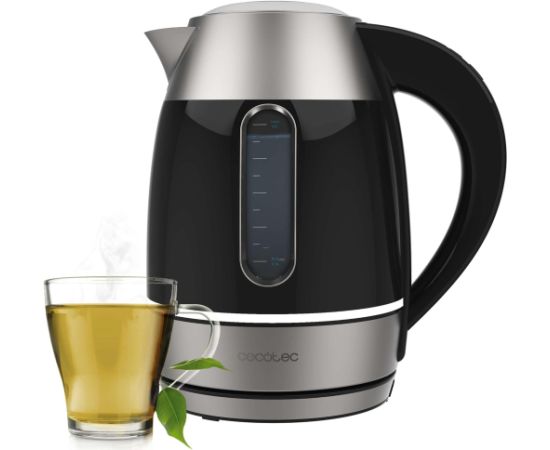 Cecotec Kettle Thermosense 400 VisionLight Electric 2200 W 1.7 L Stainless steel 360° rotational base Black/Stainless steel