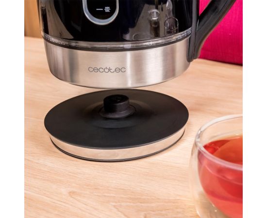 Cecotec Kettle Thermosense 400 VisionLight Electric 2200 W 1.7 L Stainless steel 360° rotational base Black/Stainless steel
