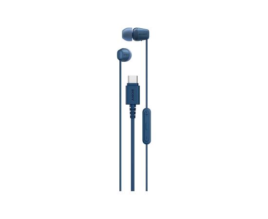 Sony IER‑EX15C USB‑C Wired Earbuds with Mic, Blue Sony