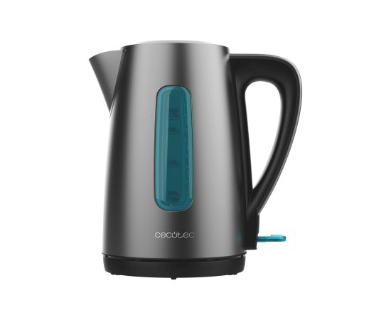Cecotec Kettle Thermosense 210 Steel Electric 2200 W 1.7 L Stainless steel 360° rotational base Black/Stainless steel