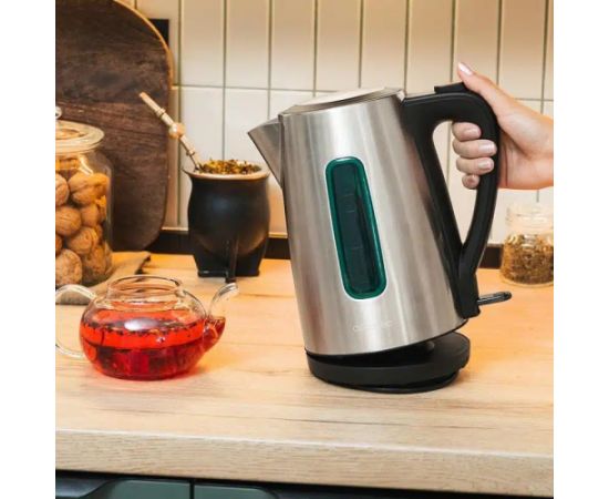 Cecotec Kettle Thermosense 210 Steel Electric 2200 W 1.7 L Stainless steel 360° rotational base Black/Stainless steel
