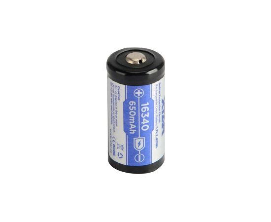 Xtar Battery 16340/R-CR123 3,7V Li-ion 650 mAh with protection