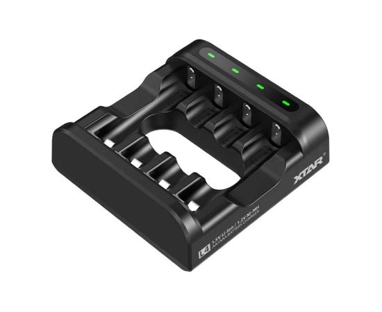 Xtar Battery charger R03 / AAA, R6 / AA Li-ion 1,5V / NiMH - 4 slots