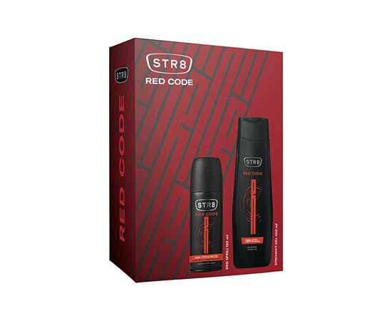 Str8 Red Code Dárková sada Deospray 150 ml a sprchový gel 400 ml 150ml