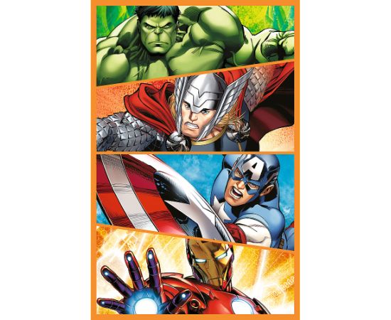 TREFL AVENGERS Pužļu komplekts Ar piedzīvojumiem piepildītas dienas, 3x80 gab.