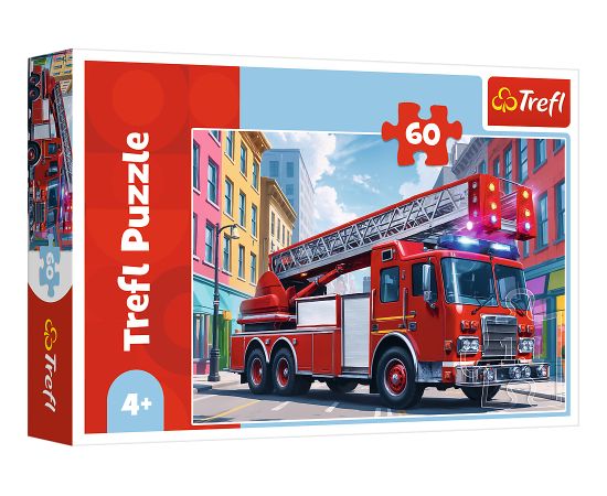TREFL Puzle Ugunsdzēsēju mašīna, 60 gab.