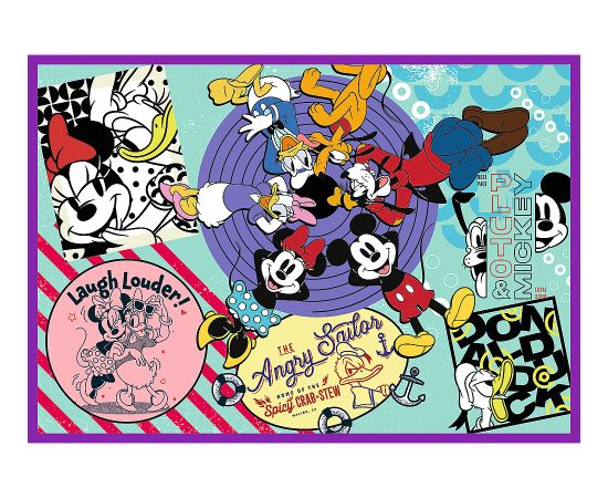 TREFL DISNEY MICKEY MOUSE Комплект пазлов, 4x250 шт.