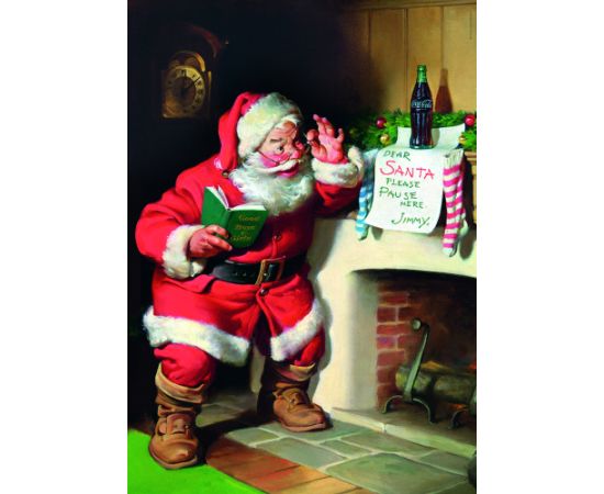 TREFL Puzle Coca-Cola: Santa by the fireplace 1000 gab.