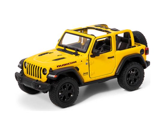 Kinsmart Металлическая моделька машинка 2018 Jeep Wrangler (Open Top) в коробке 1:34 KT412WA
