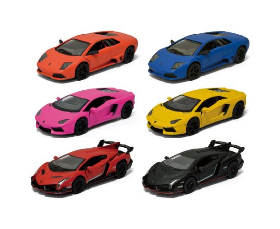 Metāla mašīnas modelis Matte Lamborghini Kinsmart Mašīnas un piederumi