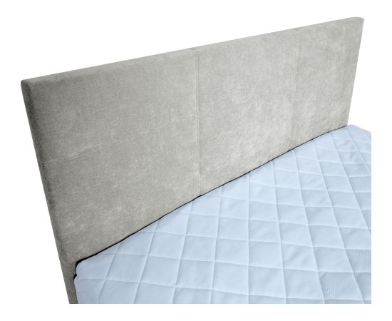 Continental bed LEVI 160x200cm, with mattress, dark beige