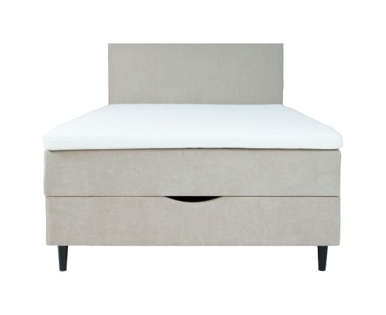 Continental bed LAARA 120x200cm, dark beige