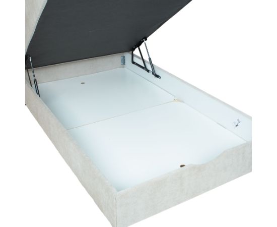 Continental bed LAARA 120x200cm, dark beige