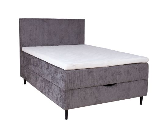 Continental bed LAARA 120x200cm, graphite