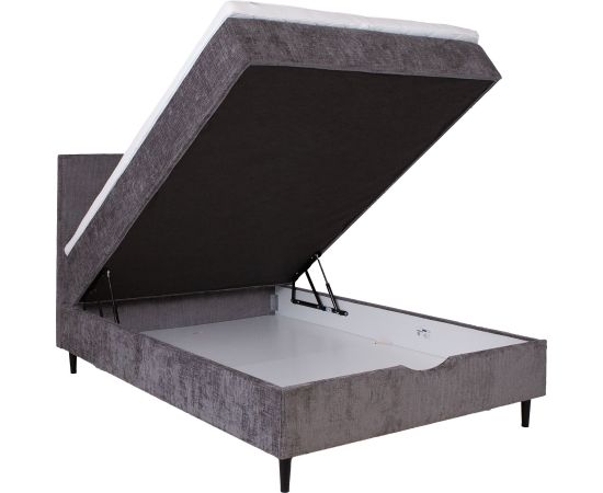 Continental bed LAARA 120x200cm, graphite