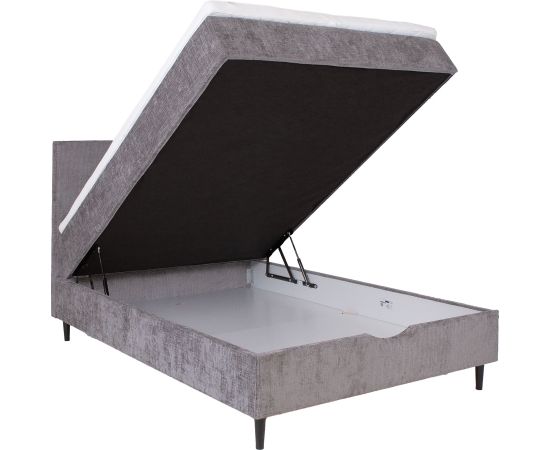 Continental bed LAARA 120x200cm, grey