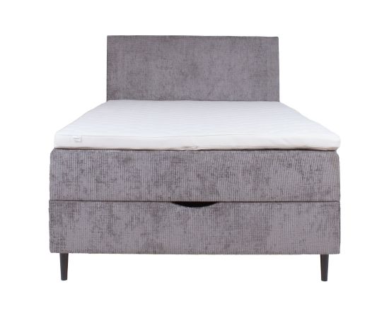 Continental bed LAARA 120x200cm, grey