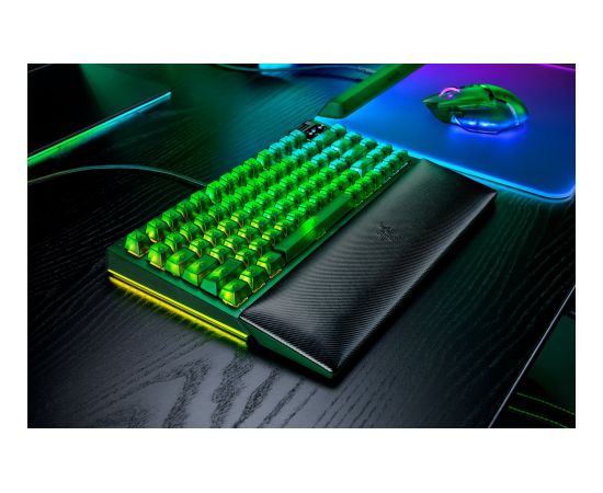 Razer BlackWidow V4 75% Mechanical Gaming keyboard Wired US Phantom Green Edition Razer Mechanical Switches (Tactile)