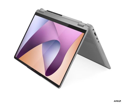 Lenovo IdeaPad Flex 5 14ABR8 Arctic Grey 14 " IPS Touchscreen WUXGA 1920 x 1200 pixels Glossy AMD Ryzen 5 5625U 16 GB Soldered LPDDR4x Solid-state drive capacity 512 GB AMD Radeon Graphics Windows 11 Home 802.11ax Bluetooth version 5.3 Keyboard language E