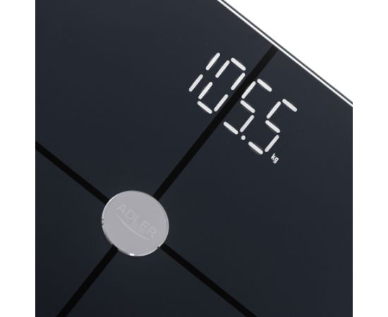 Adler Smart Bathroom Scale AD 8187 Auto power off Body Mass Index (BMI) measuring Maximum weight (capacity) 180 kg Memory function