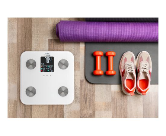 ETA Personal Scale ETA378190000 Lena Maximum weight (capacity) 180 kg Accuracy 100 g Body Mass Index (BMI) measuring White
