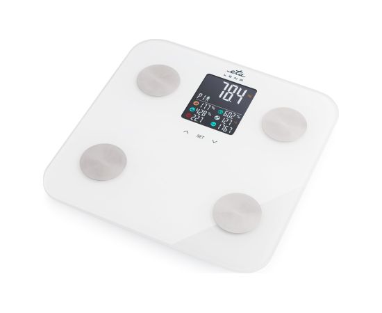 ETA Personal Scale ETA378190000 Lena Maximum weight (capacity) 180 kg Accuracy 100 g Body Mass Index (BMI) measuring White