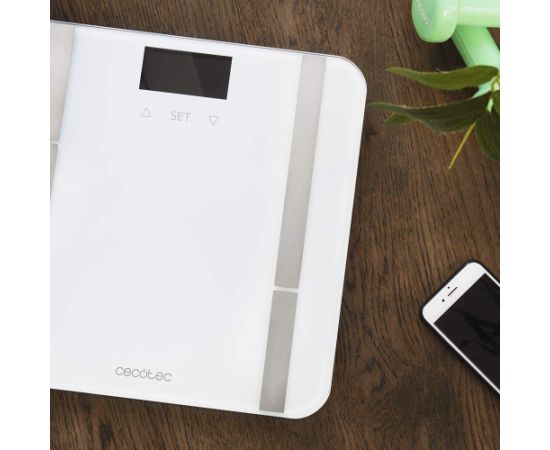 Cecotec Smart Bathroom Scale Surface Precision 9400 Full Healthy Maximum weight (capacity) 180 kg FourPrecision: high measurement precision thanks to its four sensors; TenBIA: Bioelectrical Impedance Analysis (BIA) measurement method with a complete body 