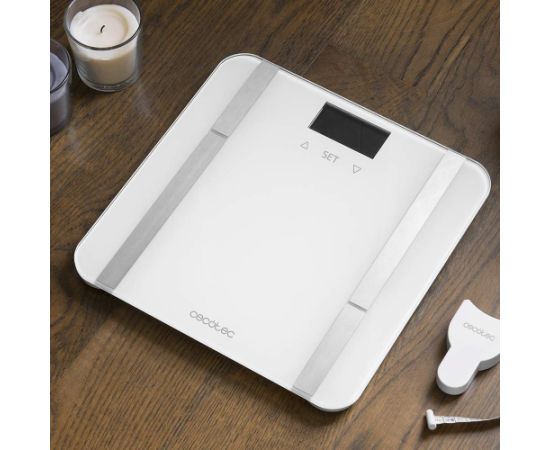 Cecotec Smart Bathroom Scale Surface Precision 9400 Full Healthy Maximum weight (capacity) 180 kg FourPrecision: high measurement precision thanks to its four sensors; TenBIA: Bioelectrical Impedance Analysis (BIA) measurement method with a complete body 