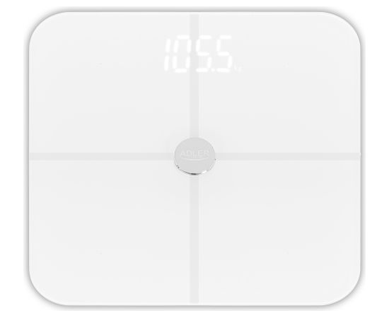 Adler Smart Bathroom Scale AD 8187 Auto power off Body Mass Index (BMI) measuring Maximum weight (capacity) 180 kg Memory function