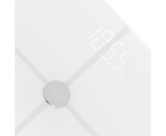 Adler Smart Bathroom Scale AD 8187 Auto power off Body Mass Index (BMI) measuring Maximum weight (capacity) 180 kg Memory function