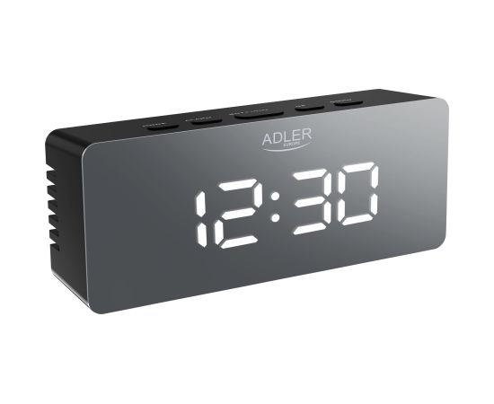 Adler Alarm Clock AD 1189B Alarm function Black