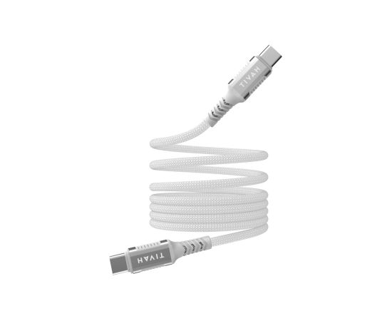 Havit CB6297 - Magnetic cable USB type C to USB type C, 1m (white)