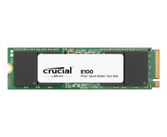SSD CRUCIAL E100 2TB M.2 NVMe Write speed 4500 MBytes/sec Read speed 5000 MBytes/sec CT2000E100SSD8