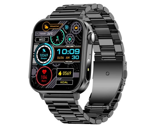 Colmi P80 smartwatch (steel black)