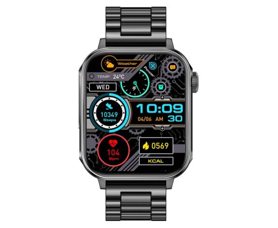Colmi P80 smartwatch (steel black)