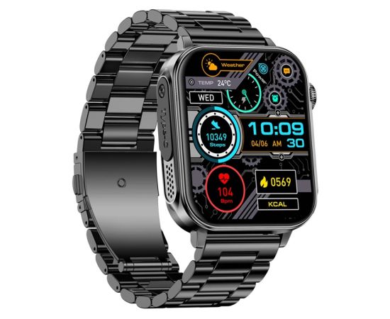 Colmi P80 smartwatch (steel black)
