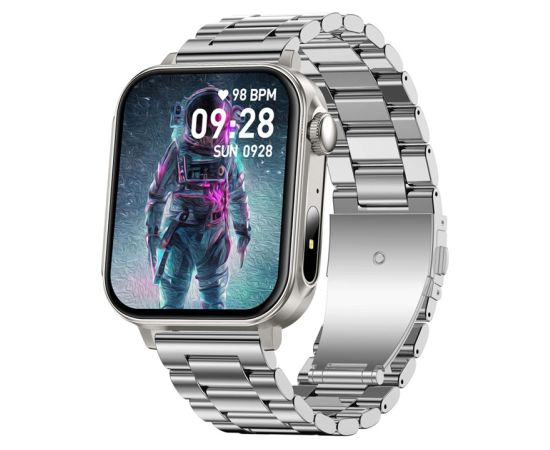 Colmi P80 smartwatch (steel and silver)