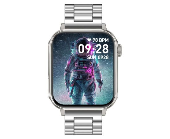 Colmi P80 smartwatch (steel and silver)