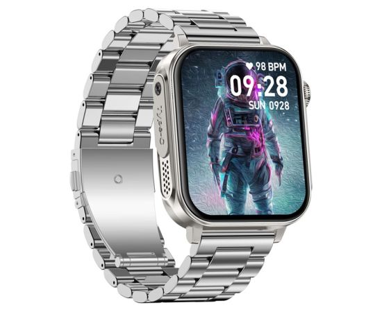 Colmi P80 smartwatch (steel and silver)