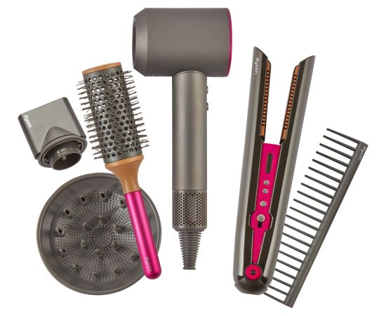 Dyson Supersonic & Corrale комплект фена и плойки для волос