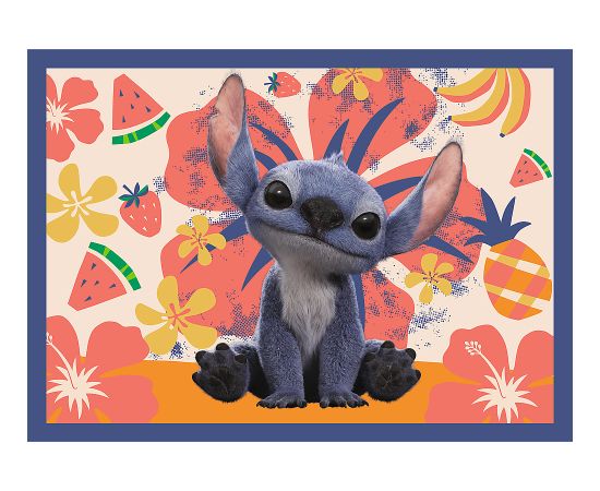TREFL DISNEY STITCH Комплект пазлов 4в1 Отпуск на Гавайях